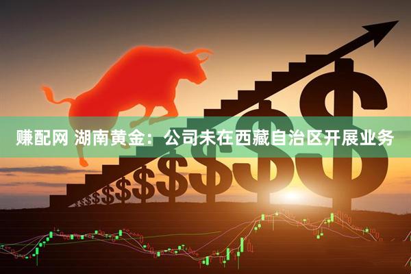 赚配网 湖南黄金：公司未在西藏自治区开展业务