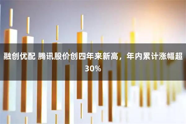 融创优配 腾讯股价创四年来新高，年内累计涨幅超30%